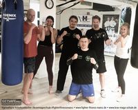 getsafepro frauen kickboxen mainz selbstverteidigung fitness training gruppenfoto